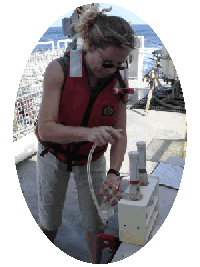 Karin fixing oxygen sample