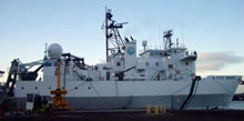 Photo of R/V Kilo Moana at dock.