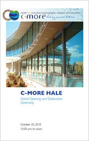 C-MORE Hale dedication program cover image