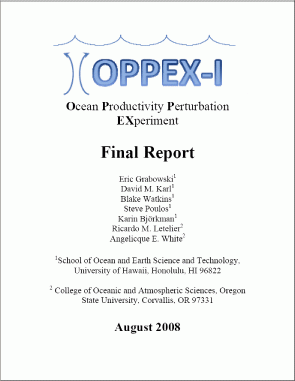 OPPEX-I Final Report